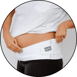 Pregnancy belly and back support band